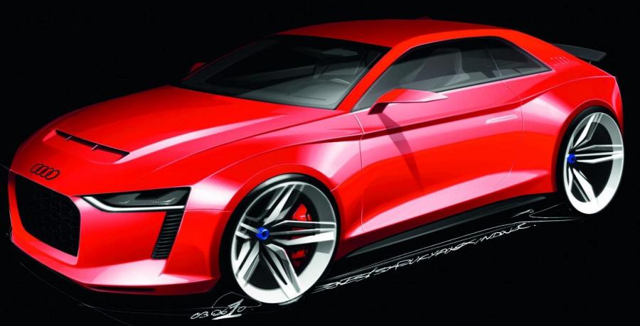 Эскиз Audi Quattro Concept 2010 года  (фото 50 из 119)